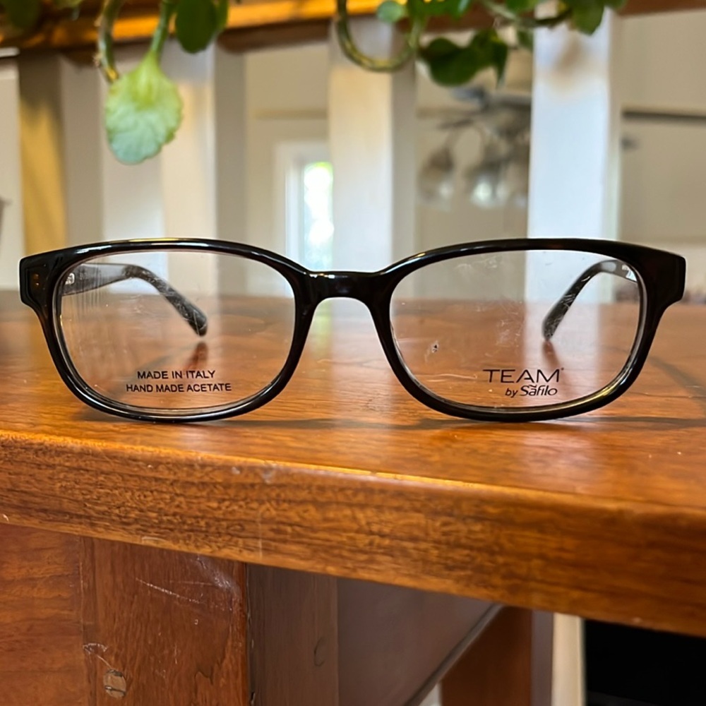 Safilo Italian Black Glasses